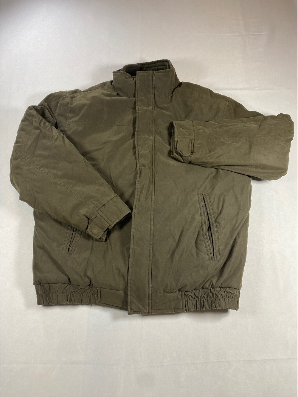 Men's Olive Green Insulated Winter Jacket Men’s Size L